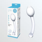 Gläs Pure Indulgence 8" Glass Anal Slider Dildo